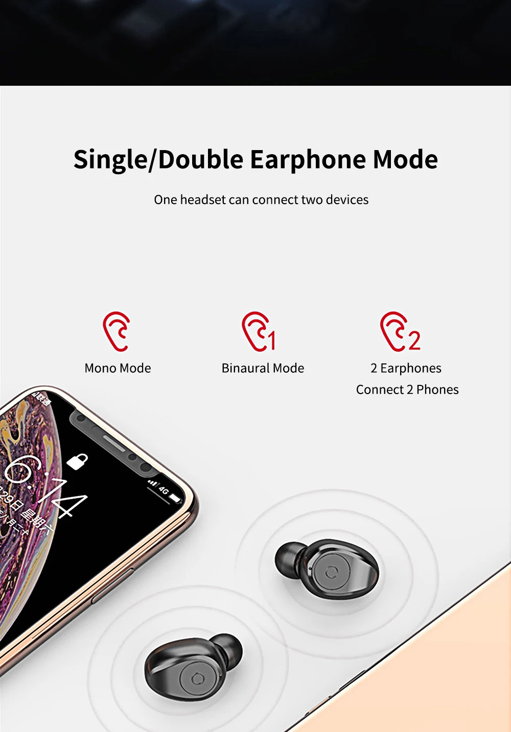 KAYINUO IPX7 водонепроницаемые bluetooth наушники 5,0 6D стерео звук светодиодный дисплей Беспроводная гарнитура с микрофоном зарядное устройство для телефона
