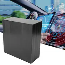 Aluminum Enclosure Electronic Box Aluminum Cooling Case Project Box for Amplifier GPS 3209 class a full aluminum amplifier enclosure amp case both side heatsink