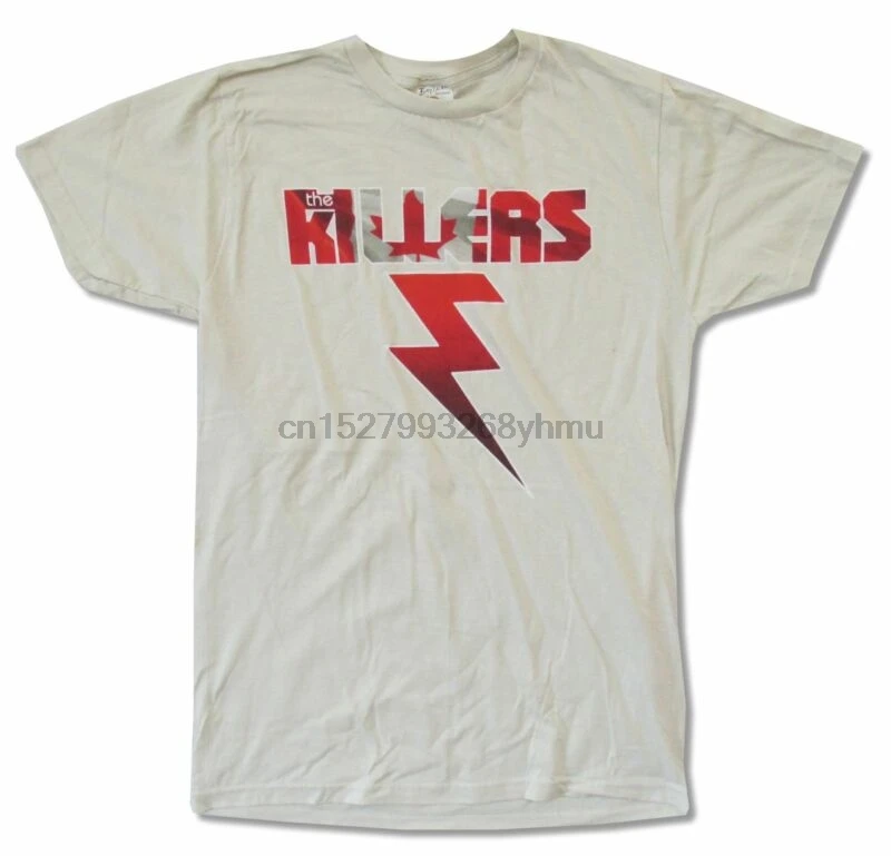 THE KILLERS CANADIAN BOLT IVORY WHITE T 