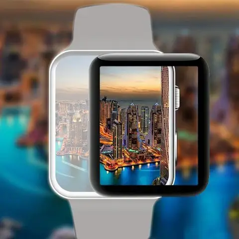 Curved Tempered Glass for Apple watch Series 7 45mm 41mm Full Cover Screen Protector For iWatch 7 iwatch7 HD Protective J4M5