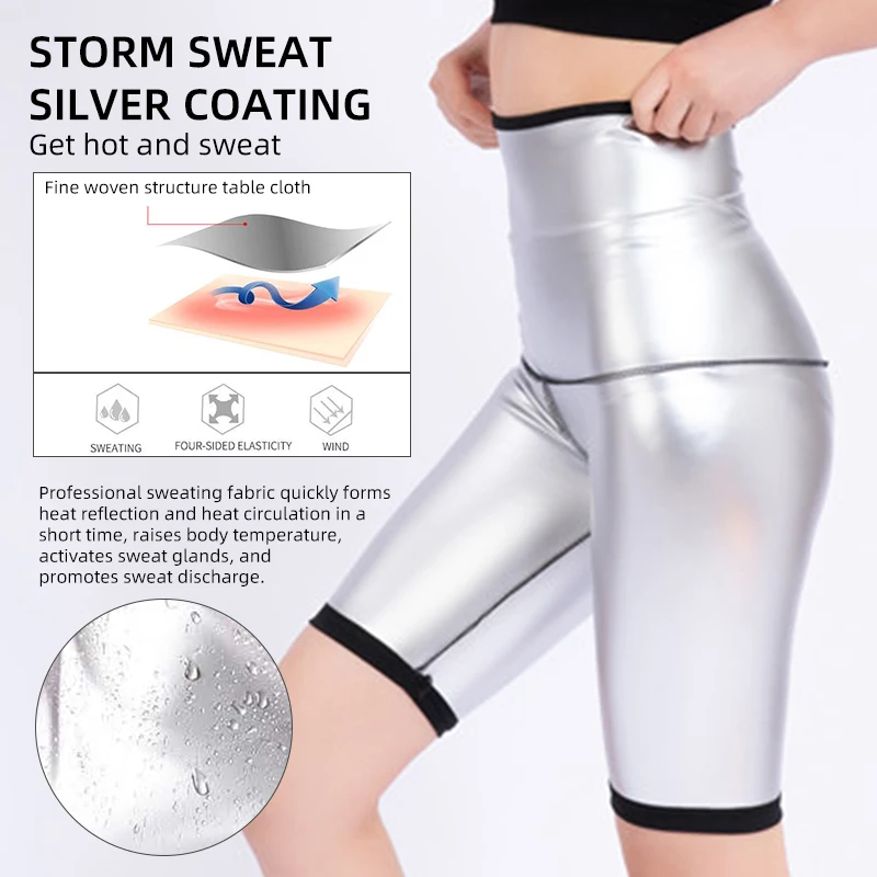 Full Cover Body Shaper Pants Sauna Shapers Hot Sweat Sauna Effect Slimming Pants Fitness Short Shapewear Leggings Fitness Pants