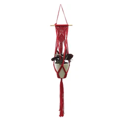 Handcrafted Rope Natural Jute Plant Hangers Stand for Indoor Outdoor Yard Garden Balcony Decor Gift for Weddings and Occasions