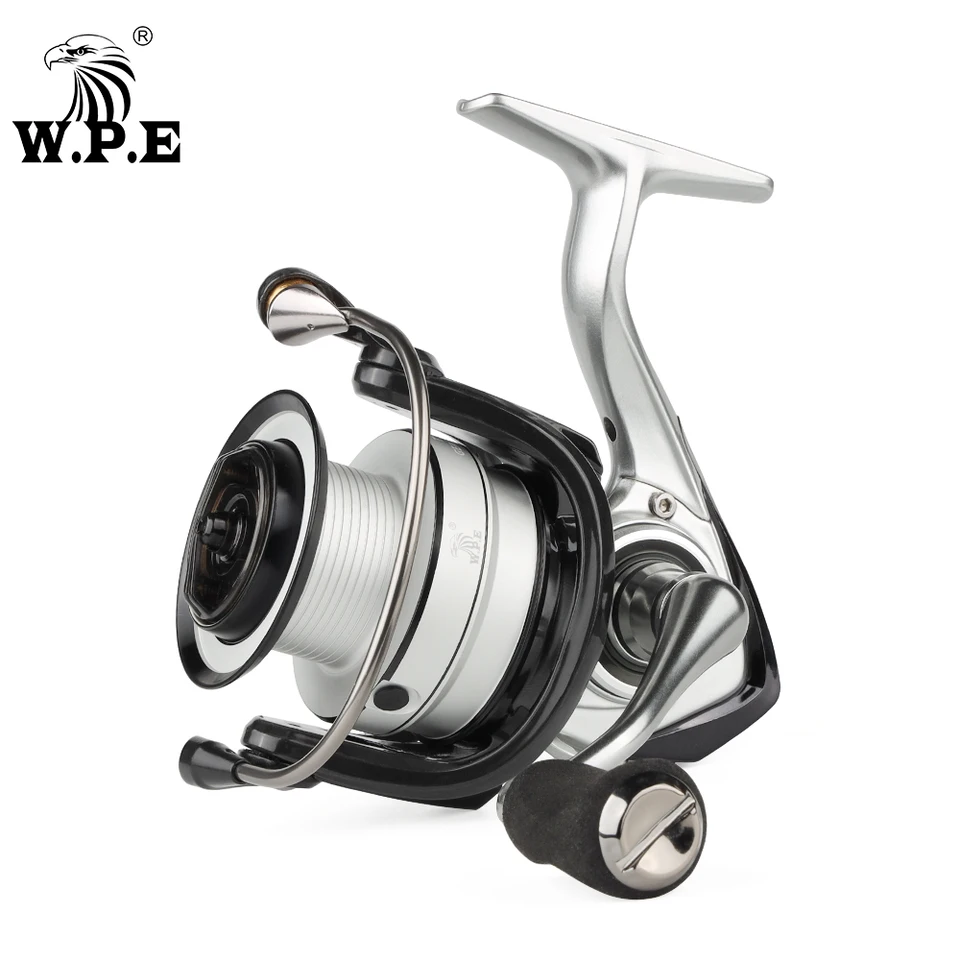 W.P.E TSM Spinning Fishing Reel 5.1:1 2000/2500/3000/3500 Max Drag Power  5KG 6+1BBs Fishing Reel Bass Pike Carp Fishing Tackle