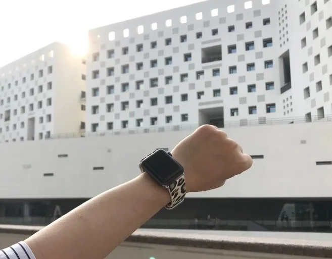 KeBitt женские часы ремешок для Apple Watch 38 мм 42 мм 40 мм, браслет, леопардовый принт 44 мм мягкий ремешок замена для iWatch серии 5 4 3 2