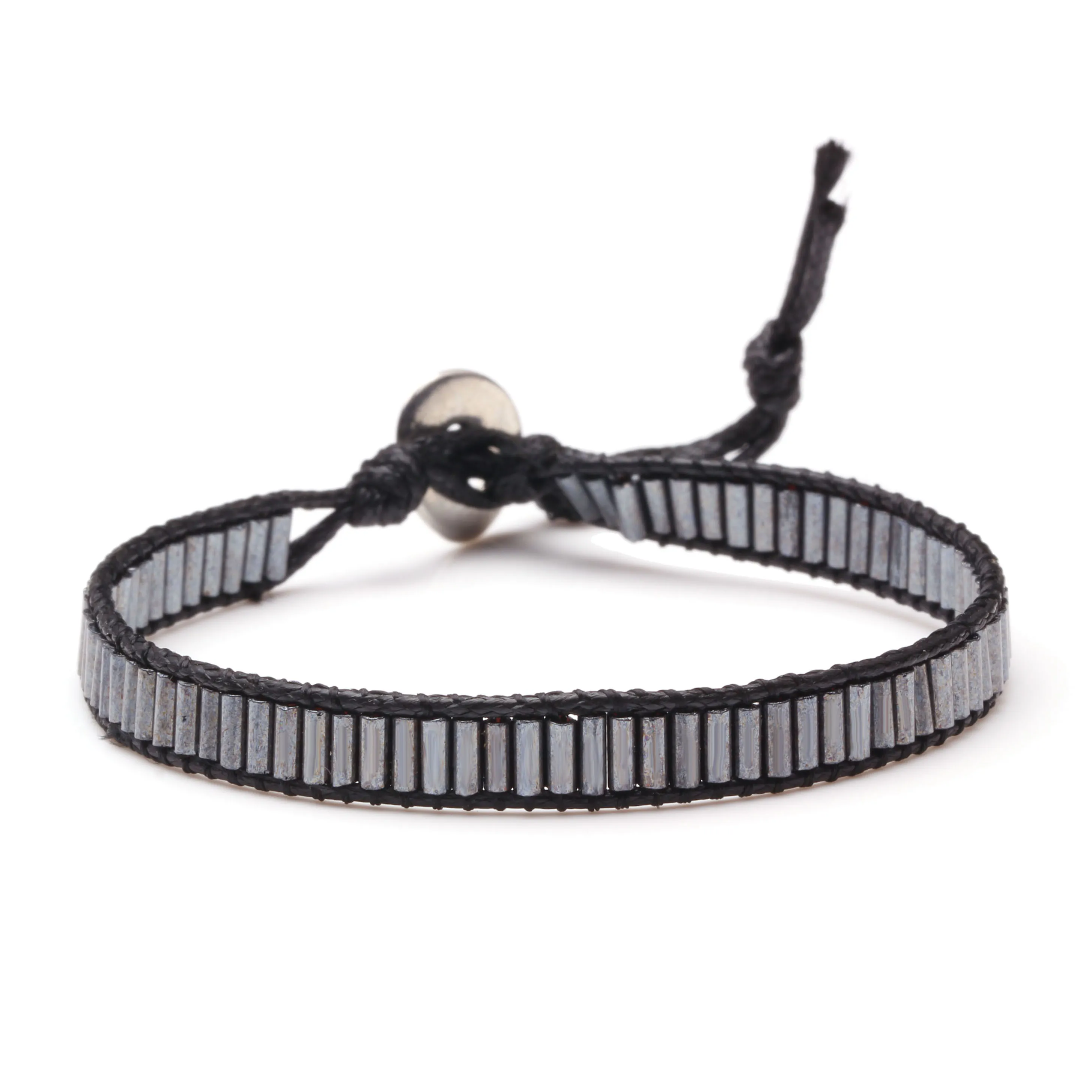 Богемный Miyuki стеклянный бисер браслет с одним обручем Бохо Красный Фиолетовый