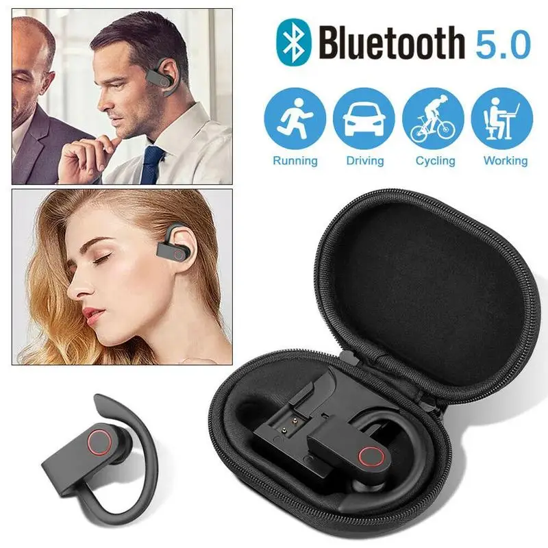 A9 Tws Bluetooth наушники настоящие беспроводные наушники 8 часов музыки Bluetooth 5,0 беспроводные наушники водонепроницаемые спортивные наушники