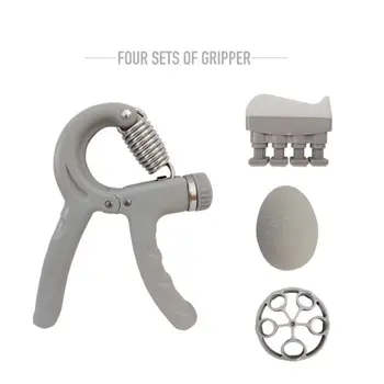 

Adjustable Grip Set Adjustable Finger Grip Ball Grip Ring Five Finger Trainer Gym Fitness Hand Gripper Men Heavy Exerciser