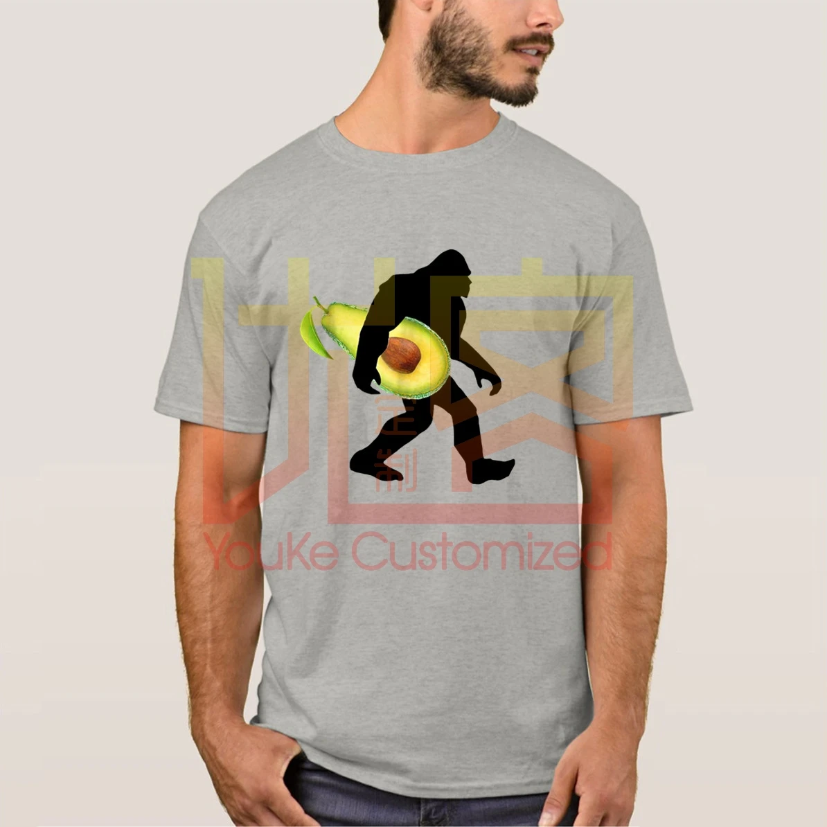 Bigfoot Carrying Avocado Shirt Funny Keto Vegan Sasquatch Bigfoot Carrying Avocado Shirt Funny Keto Vegan Sasquatch