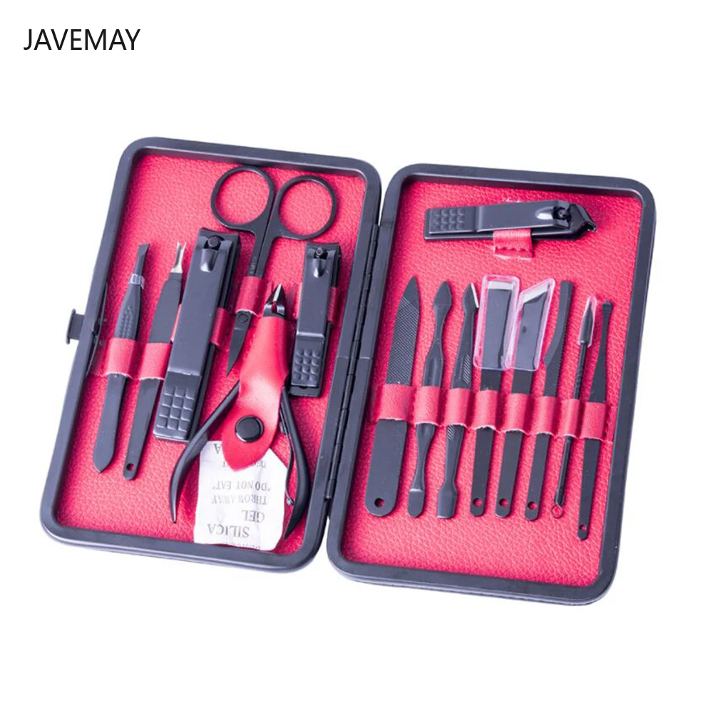 1 Набор Пинцет ногти из нержавеющей стали, ножницы для стрижки, пинцет, нож, резак для маникюра, набор для педикюра, маникюрные инструменты