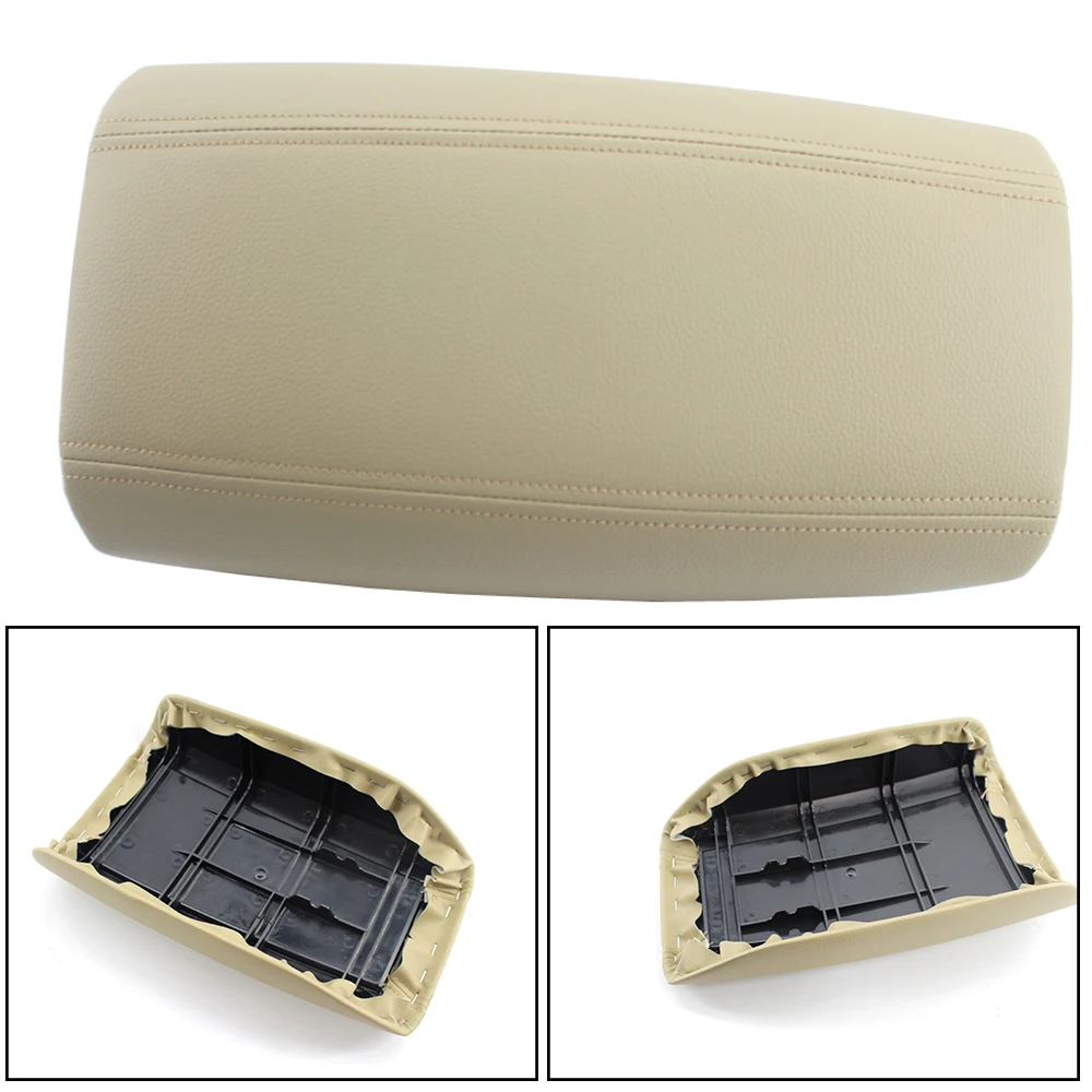 Car Armrest Cover Leather Center Console Armrest Cover Lid For Volvo