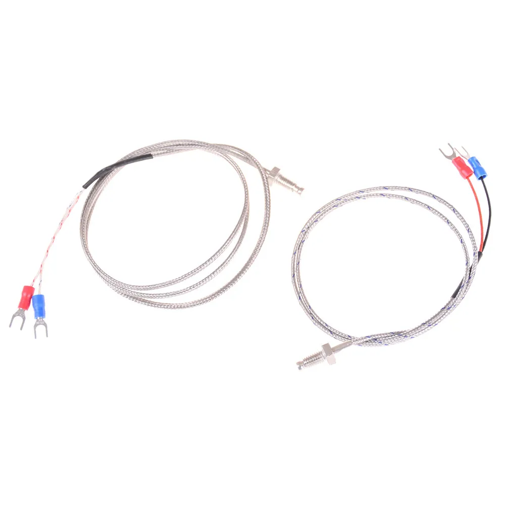 1PC M6 Screw Probe K Type 0.5m/ 1m Industrial Temperature Sensor Cable Wire K Type Thermocouple Temperature Controller