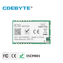 Sx1276 862 module 893mhz 30dbm lora uart transceptor sem fio módulo 8km smd fsk E32-868T30S cdebyte transmitre e receptor