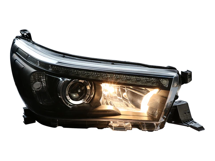 Автомобильный Стайлинг для Toyota Hilux фары- Revo светодиодный фонарь DRL Hid головной фонарь Angel Eye Bi Xenon аксессуары