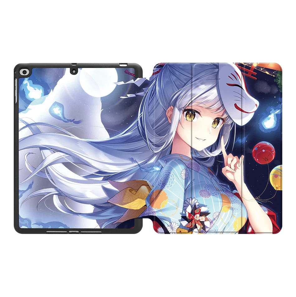 Чехол MTT Anime Girl для iPad 9,7 дюймов TPU мягкая задняя кожаная откидная смарт-крышка для iPad Air 1 Air 2 чехол для планшета держатель для карандаша