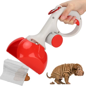 

Drop shipping Portable Pets Shit Picker Dog Waste Bag Holder Cleaning Tools with Garbage Bag