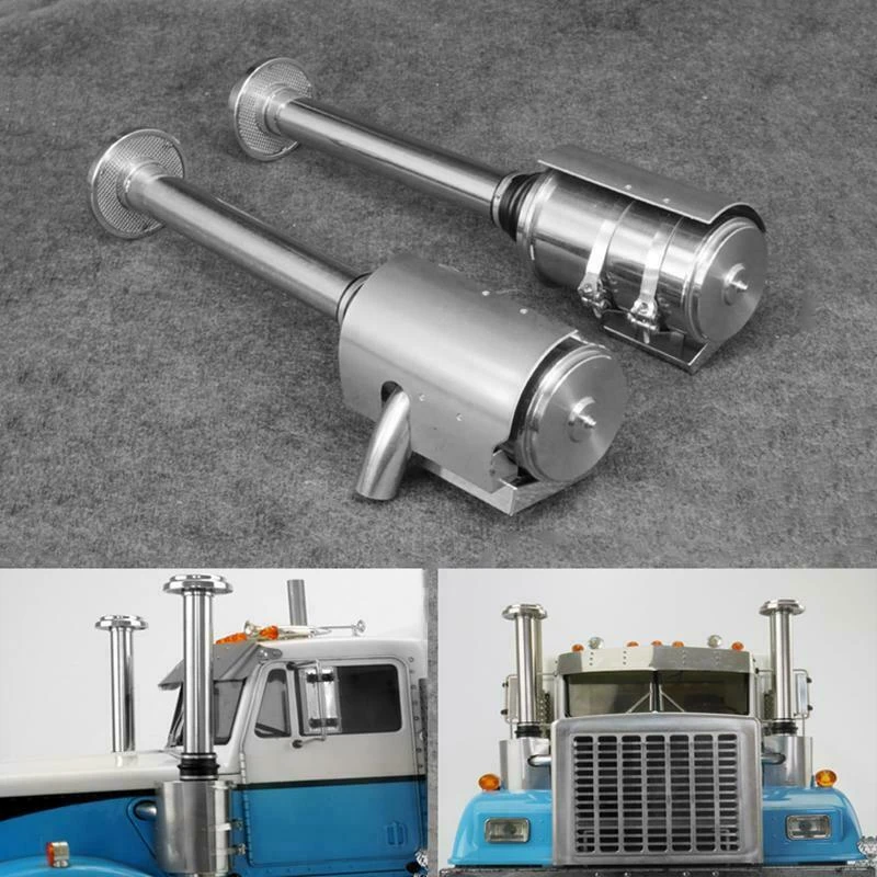 1/14 Lesu Metal Air Filter For Diy Car 
