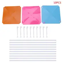 10 компл. Штифт ветряной мельницы ветер Spinner Сад Двор искусство украшения наружные игрушки DIY