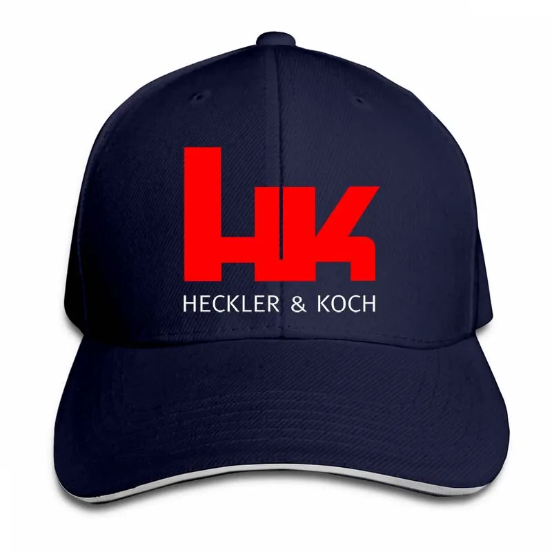 Hk Heckler and Koch бейсболка с логотипом для мужчин и женщин, кепки для водителя грузовика, модная Регулируемая Кепка - Цвет: 2-Navy