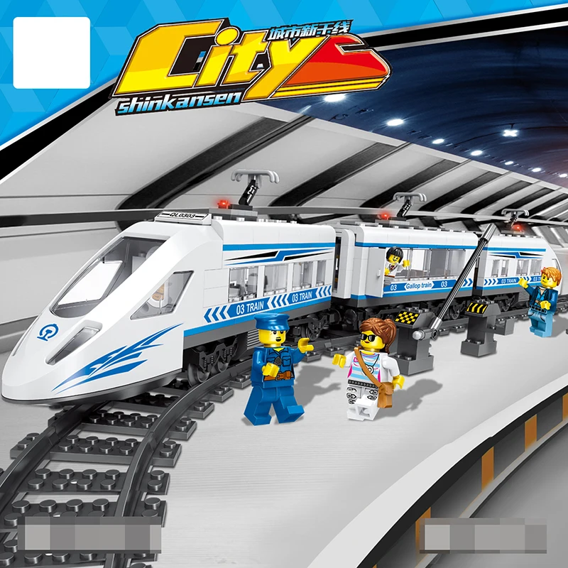 Конструктор Technic City RC с дистанционным управлением Железнодорожный строительные