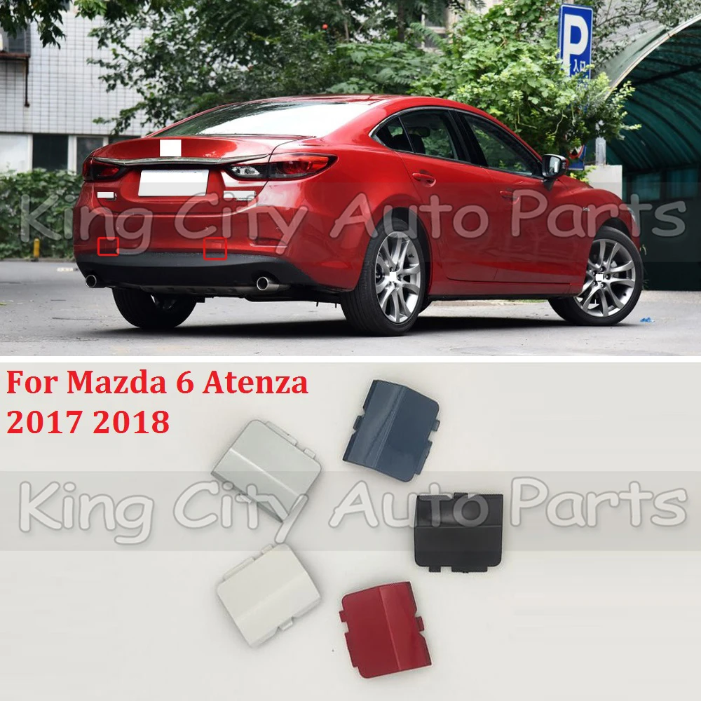 Крышка QX для Mazda6 Mazda 6 Atenza 2017 2018 крышка заднего бампера буксировочного крюка