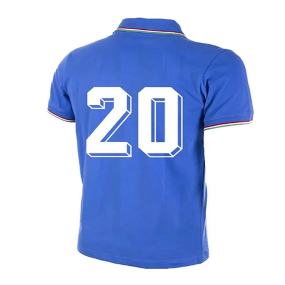 ITALY PAOLO ROSSI RETRO NUMBER.20 S/S FOOTBALL TEE SHIRT SIZE MEN'S XL NEW 
