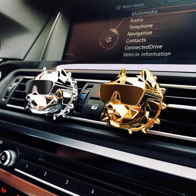 Creative Bulldog Diffuser Car Decor 1