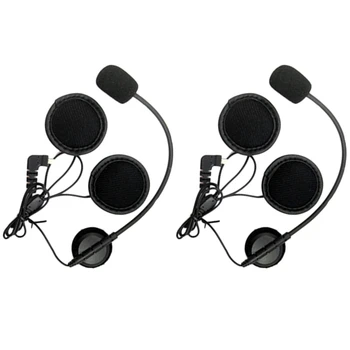 

2Pcs Mini 8 Pin Earpiece Microphone Speaker for BT-S1 BT-S2/S3 Motorcycle Bluetooth Intercom Interphone Headset for Open Helmets