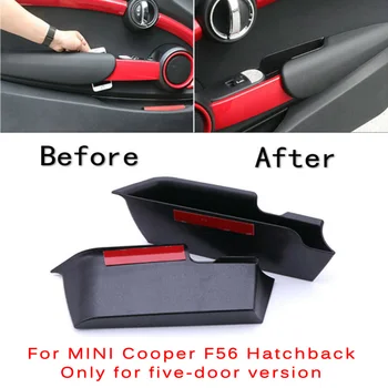 

2x Car Armrest Storage Box Door Handle Organizer Case For MINI Cooper F56 5-DR Make Your Storage More Organized