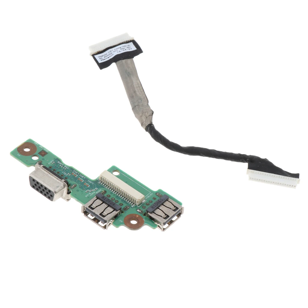 USB/VGA порты плата с кабелем разъем для Dell Inspiron N5010 M501R M5010 ноутбуков