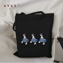 Женская Холщовая Сумка, мультяшная ткань для кошек, сумки для покупок, Женская Большая вместительная сумка через плечо, эко многоразовая сумка для покупок, женские сумки