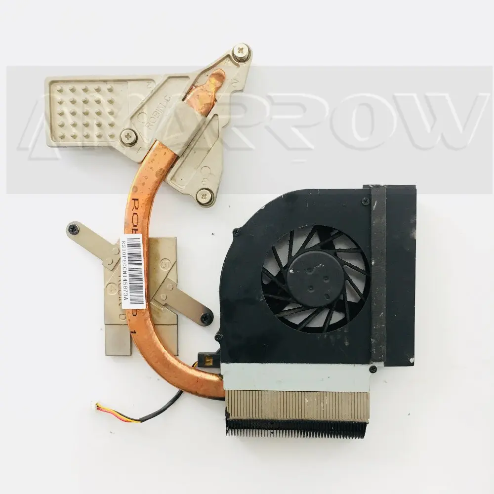 Для hp Compaq CQ61 G61 Вентилятор охлаждения процессора с радиатором 534684-001 - Цвет: set