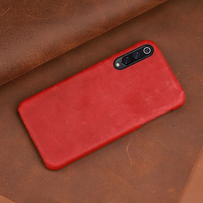 Чехол для телефона для Xiao mi Red mi Note 5, 6, 7, 8 Pro 4X5 6a 7 7a плюс Чехол mi 8 9 se 9T A1 A2 lite A3 Y3 Poco F1 Crazy horse чехол из поликарбоната - Цвет: Red