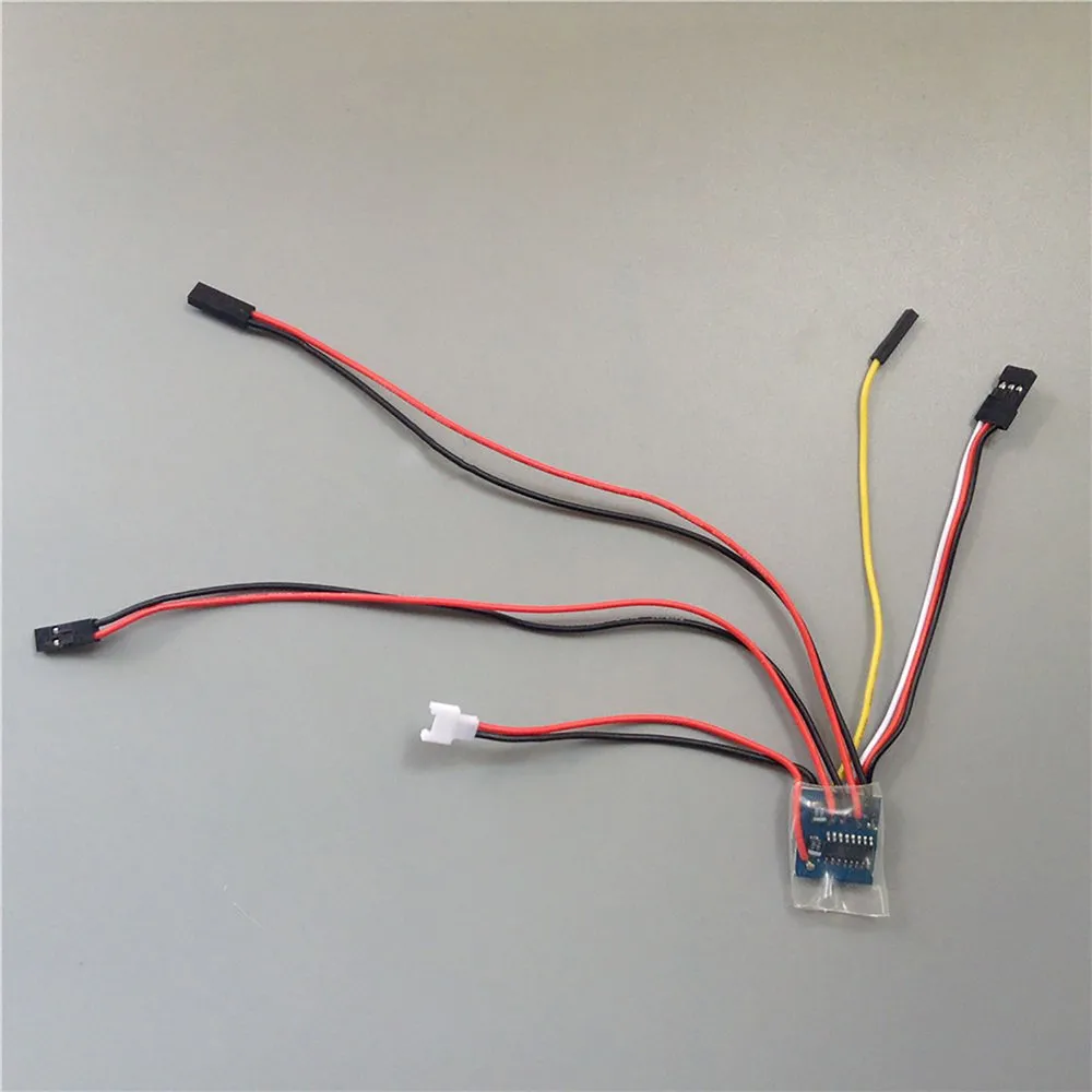 

Brushed ESC Speed Controller for RC Tank Car Boat 1S 3.7V Two-way Bidirectianal