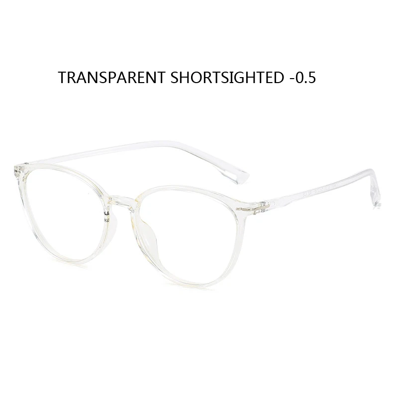 clear myopia 0.5 Zilead TR90 готовая близорукость очки для близоруких Eyewear-0.5-1.0-1.5-2.0-2.5-3.0-3.5-4.0-4.5-5.0-5.5-6.0 - Цвет оправы: clear myopia 0.5