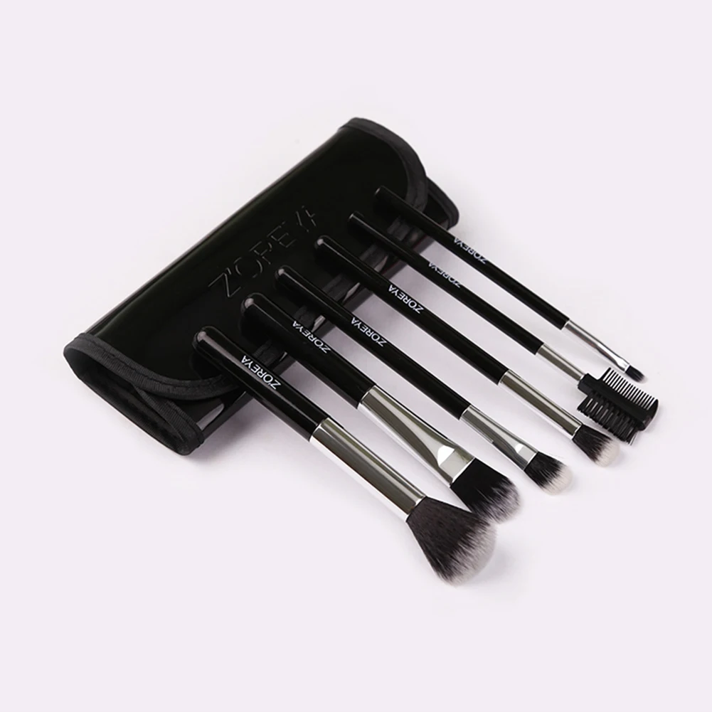 

6 Pcs Makeup Brushes Set Basic Cosmetic Brush Set Powder Foundation Eye Shadow Blending Lip Brush MP789