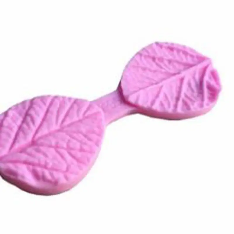 Двухлистная форма розы 3D силиконовая форма для торта желе конфеты украшения формы для выпечки Мыло Кондитерские инструменты аксессуары для выпечки