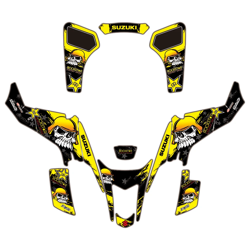 Team Graphics Decals Sticker Kit DECO For Suzuki LTZ400 LTZ 400 2003 2004 2005 2006 2007 2008