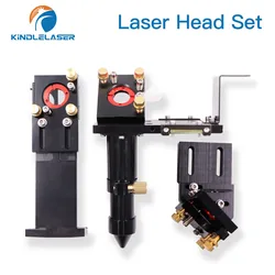 KINDLELASER – ensemble de lentilles de tête Laser CO2 D18 FL38.1 D20FL50.8/63.5/101.6mm, miroir Dia25 à montage intégré pour Machine de découpe Laser 