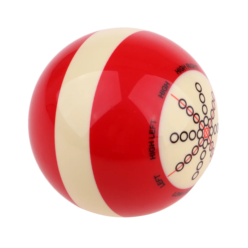 

57.2mm White Red Pool Cue Ball Sports Entertainment Indoor Game Practice Training Equipment Snooker Billiard Accessories