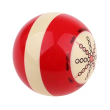 57.2mm White Red Pool Cue Ball Sports Entertainment Indoor Game Practice Training Equipment Snooker Billiard Accessories 57.2mm White Red Pool Cue Ball Sports Entertainment Indoor Game Practice Training Equipment Snooker Billiard Accessories