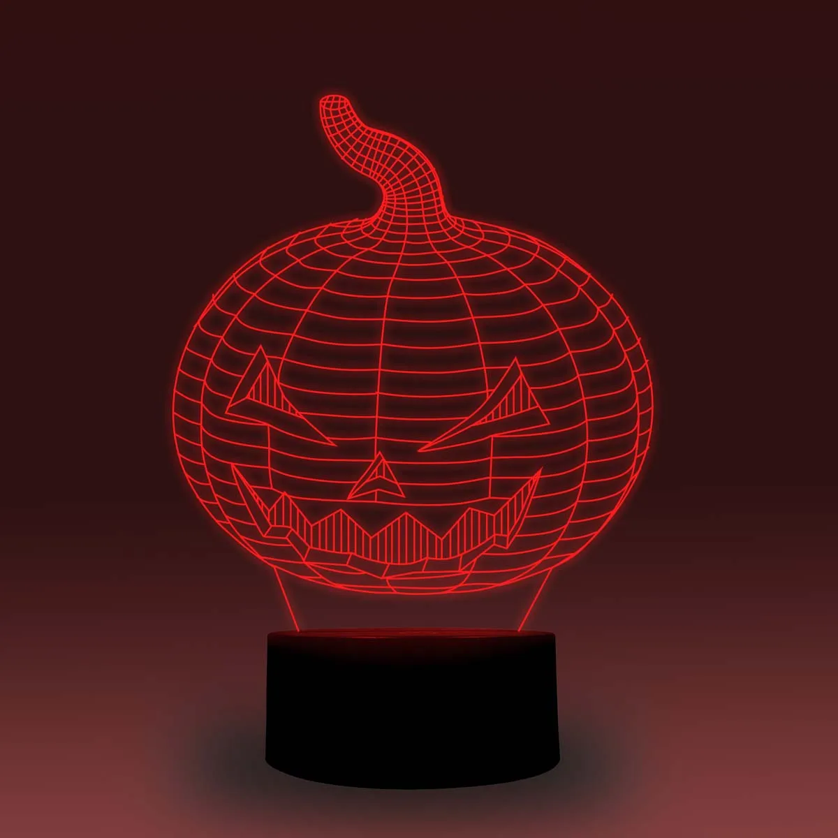 NiteApps 3D Хэллоуин Тыква ночник настольная Иллюзия украшение лампа подарок на день рождения приложение/сенсорный контроль