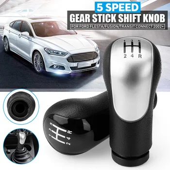 

5 6 Gear Car Gear Shift Knob Cover for Ford for Fiesta Fusion Transit Connect 2002-2020 POMO Shifter Lever Stick Pen Head