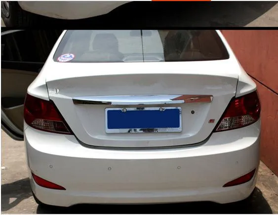 Хромированная Задняя Крышка багажника из АБС пластика для Hyundai VERNA/Solaris 4dr 2010