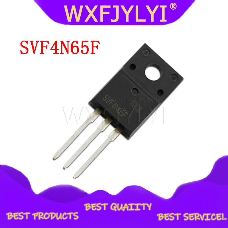 10pcs/lot SVF4N65F 4N65F SVD4N65F TO-220F 650V 4A mos field effect transistor 100% new original quality assurance | Электронные