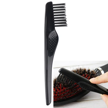 

1PC Plastic Hair Brush Cleaning Tool Hair Brush Cleaner Black Beard Straightener Comb Portable Hair Styling Tool Makeup Use