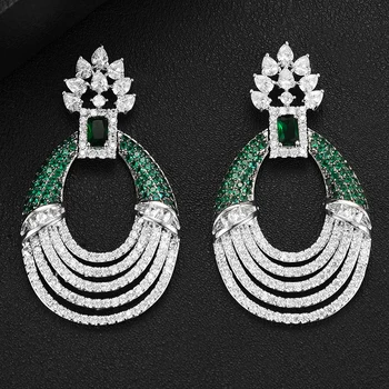 

GODKI 54mm Luxury Waterdrop Long Dangle Earrings For Women Wedding Cubic Zircon Crystal CZ Dubai Bridal Earrings Fashion Jewelry