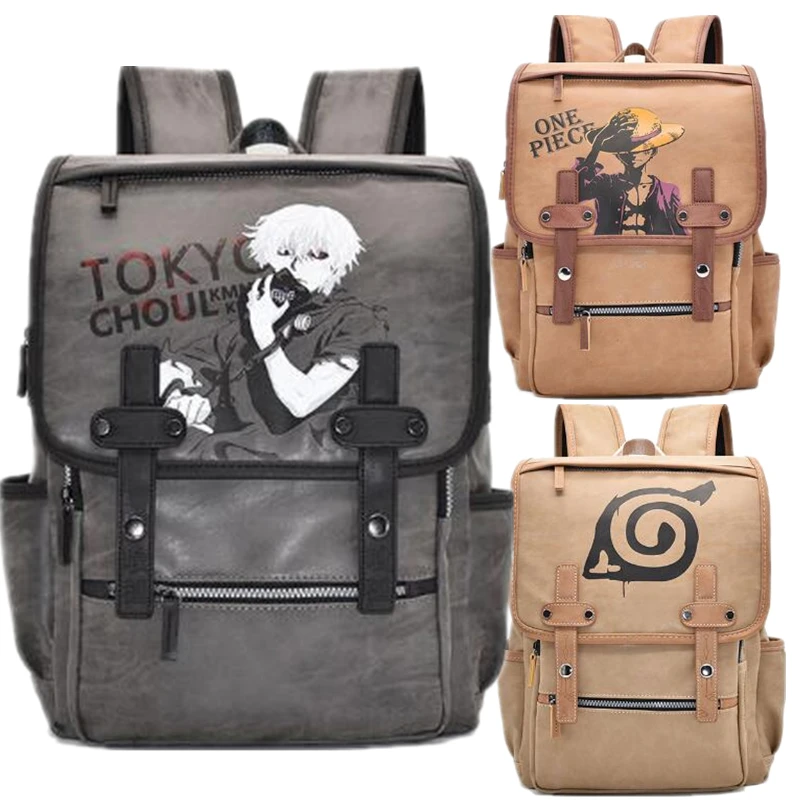 Рюкзак Аниме Tokyo Ghoul Naruto рюкзак из искусственной кожи водонепроницаемый для