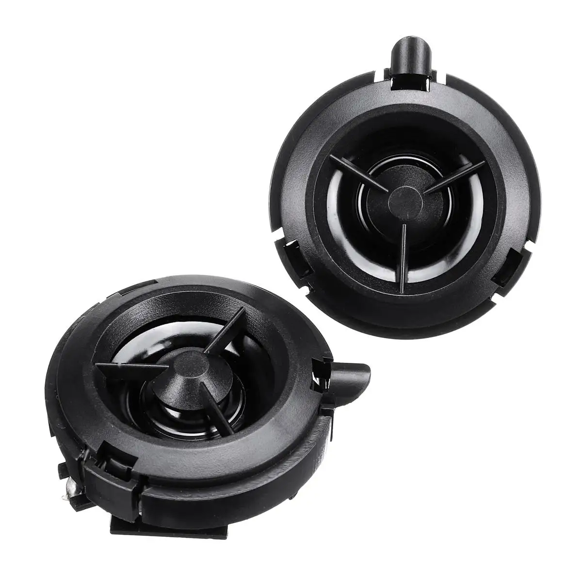 

2X Car Tweeter Speakers Horn With Triangular Holder Bracket Plate 7221B119 7221B120 For Mitsubishi Lancer EX