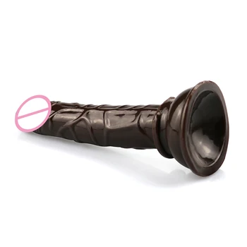 Small Erotic Soft Dildo Realistic Bullet Anal Crystal Dildo Strap on Big Penis Suction Cup Toys for Adult Sex Toys for Woman 3