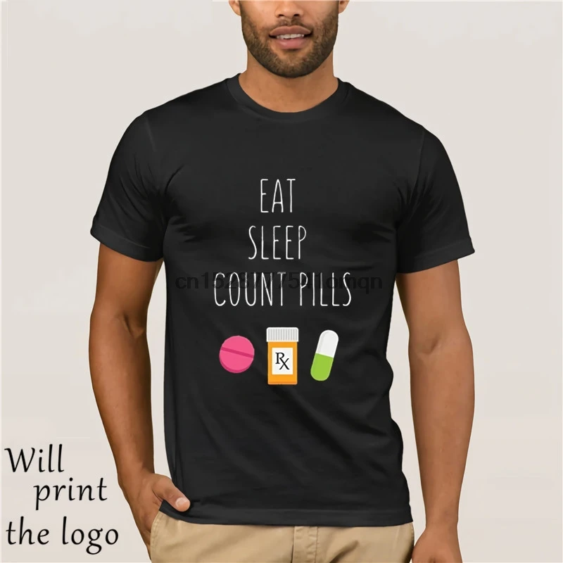 

Eat Sleep Count Pills t-shirt for Pharmacists